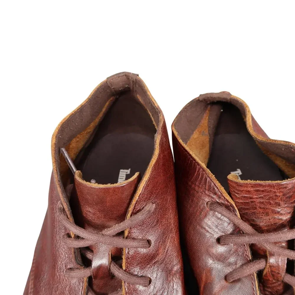 Timberland Shoes Mens 9 Yorkdale Chukka Leather Lace Up Streetwear Classic Brown